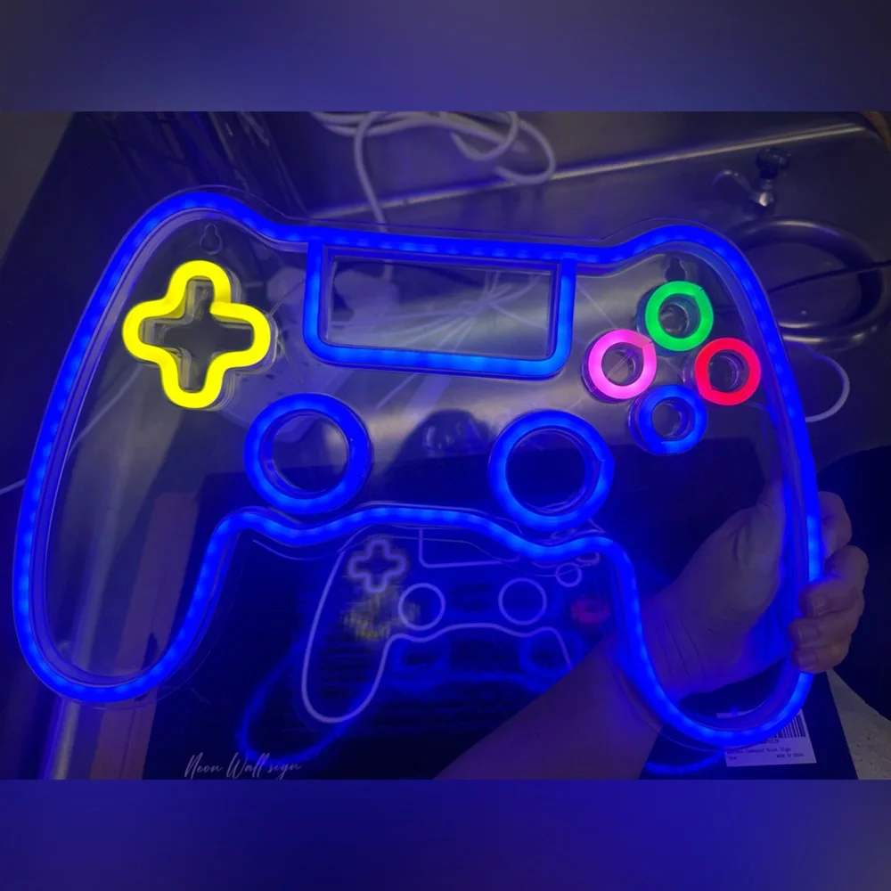 LED Gaming Controller Neon Sign